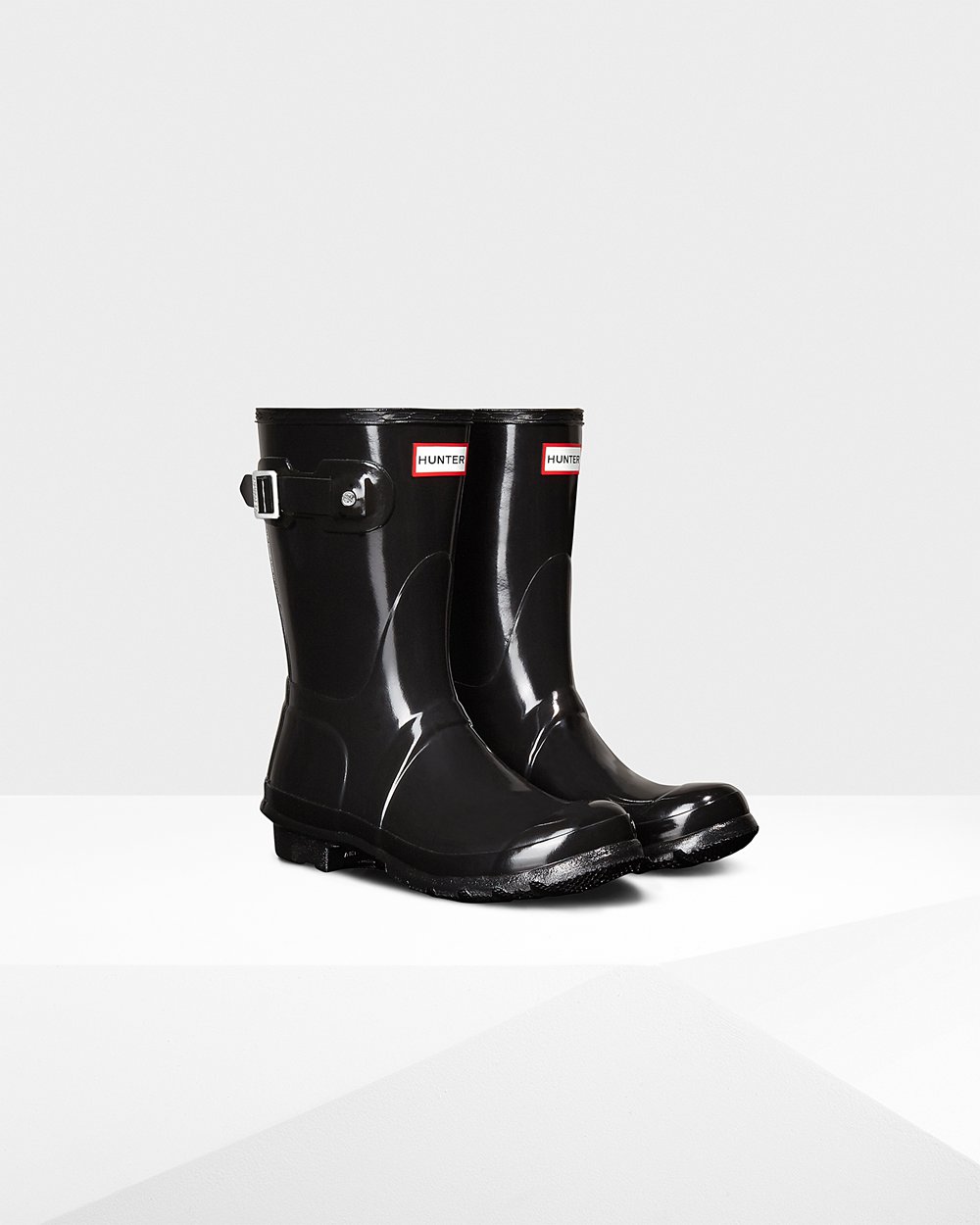 Hunter Mujer Original Gloss - Botas de Lluvia Negras - 980-AYOHPK